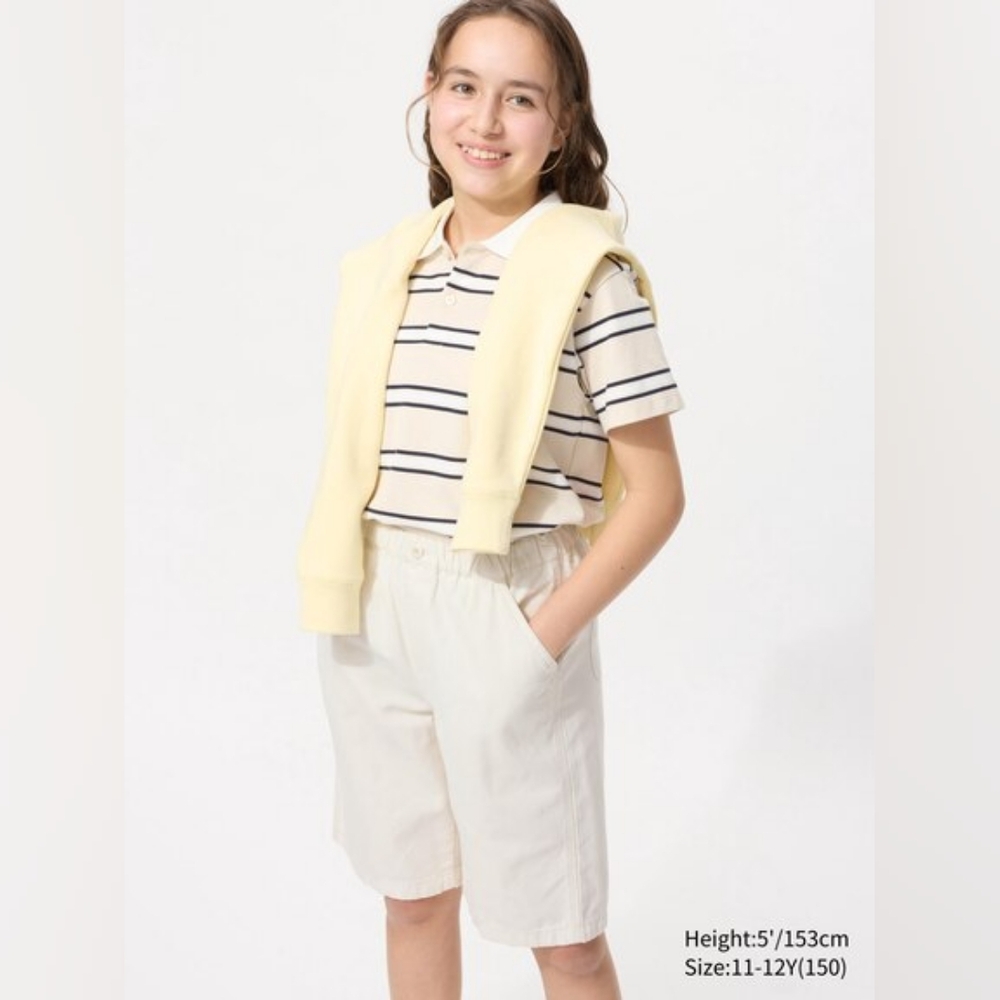 UNIQLO Kids Painter Easy Half Pants, Size 7-8